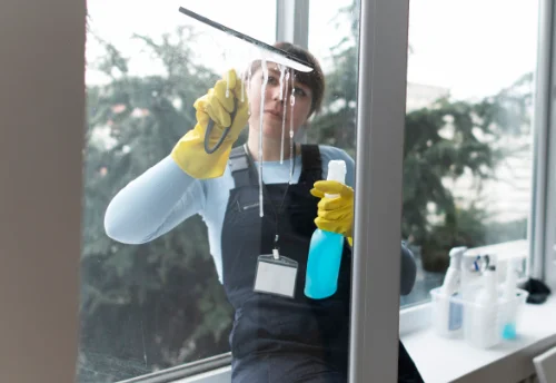 Nettoyage de vitres intérieures et extérieures à Saint-Alban-les-Eaux